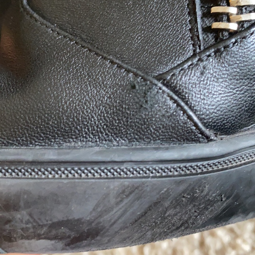 Double Zip Knee-High Boot, Black Giuseppe Zanotti - Picture 11 of 12